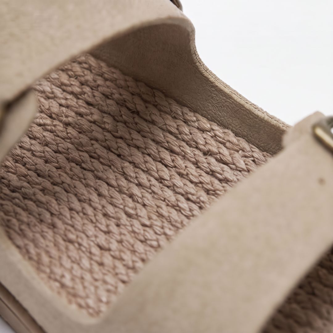 Sandales confortables à double boucle pour femme – Sandales d'été décontractées et réglables