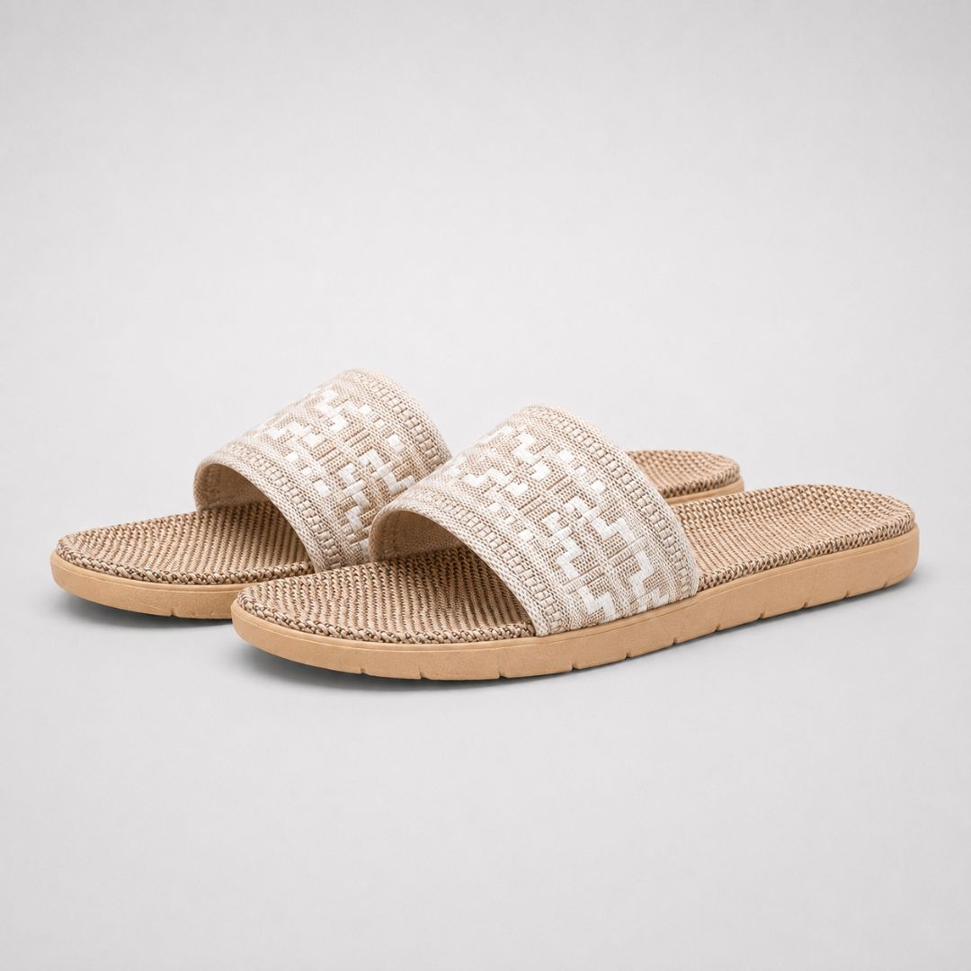 Sandales femme à bride tissée – Chaussures d'été légères et confortables