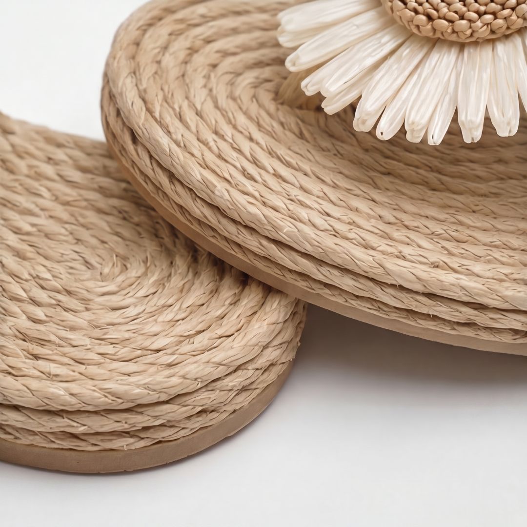 Espadrilles à plateforme à motif floral pour femme – Sandales d'été décontractées